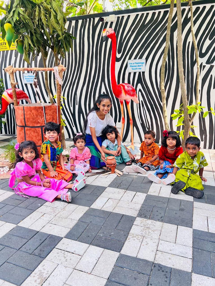 Twinkle Stars AMI Montessori Panadura, Montessori Sri Lanka, Nursery Pre school Panadura Sri Lanka, Sinhala & Tamil Avurudu festival in Montessori, nursery and Kindergarten activities, A.M.I. montessori in sri lanka, Early Learning and child care centre