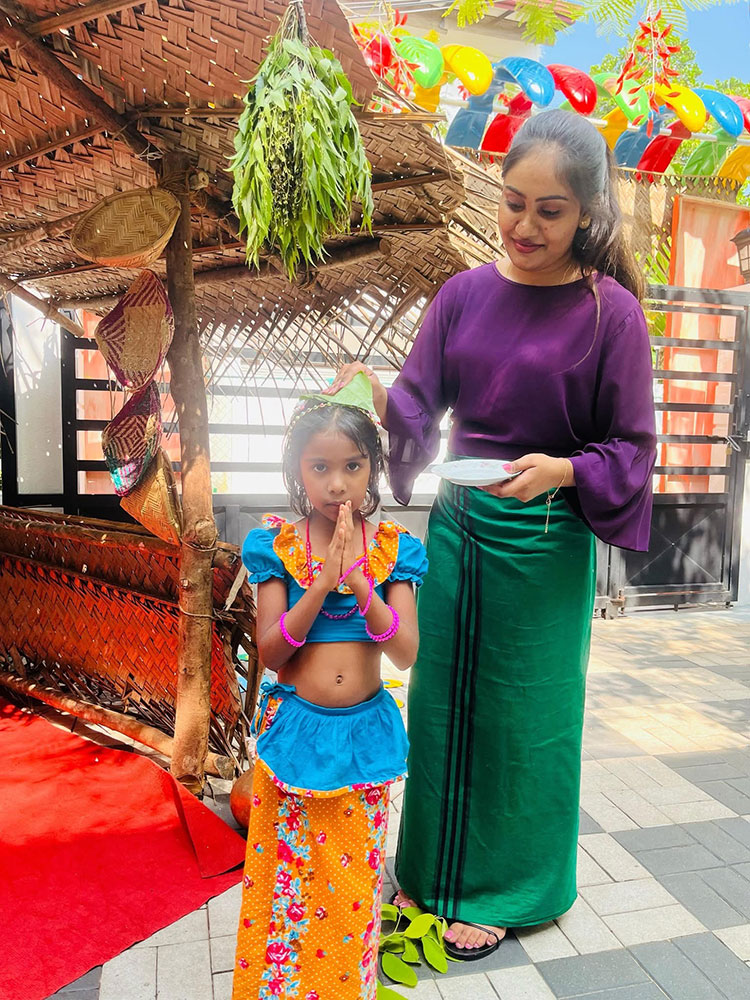 Twinkle Stars AMI Montessori Panadura, Montessori Sri Lanka, Nursery Pre school Panadura Sri Lanka, Sinhala & Tamil Avurudu festival in Montessori, nursery and Kindergarten activities, A.M.I. montessori in sri lanka, Early Learning and child care centre