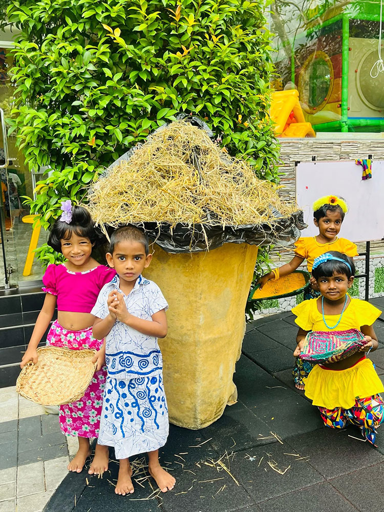 Twinkle Stars AMI Montessori Panadura, Montessori Sri Lanka, Nursery Pre school Panadura Sri Lanka, Sinhala & Tamil Avurudu festival in Montessori, nursery and Kindergarten activities, A.M.I. montessori in sri lanka, Early Learning and child care centre