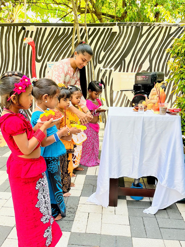 Twinkle Stars AMI Montessori Panadura, Montessori Sri Lanka, Nursery Pre school Panadura Sri Lanka, Sinhala & Tamil Avurudu festival in Montessori, nursery and Kindergarten activities, A.M.I. montessori in sri lanka, Early Learning and child care centre