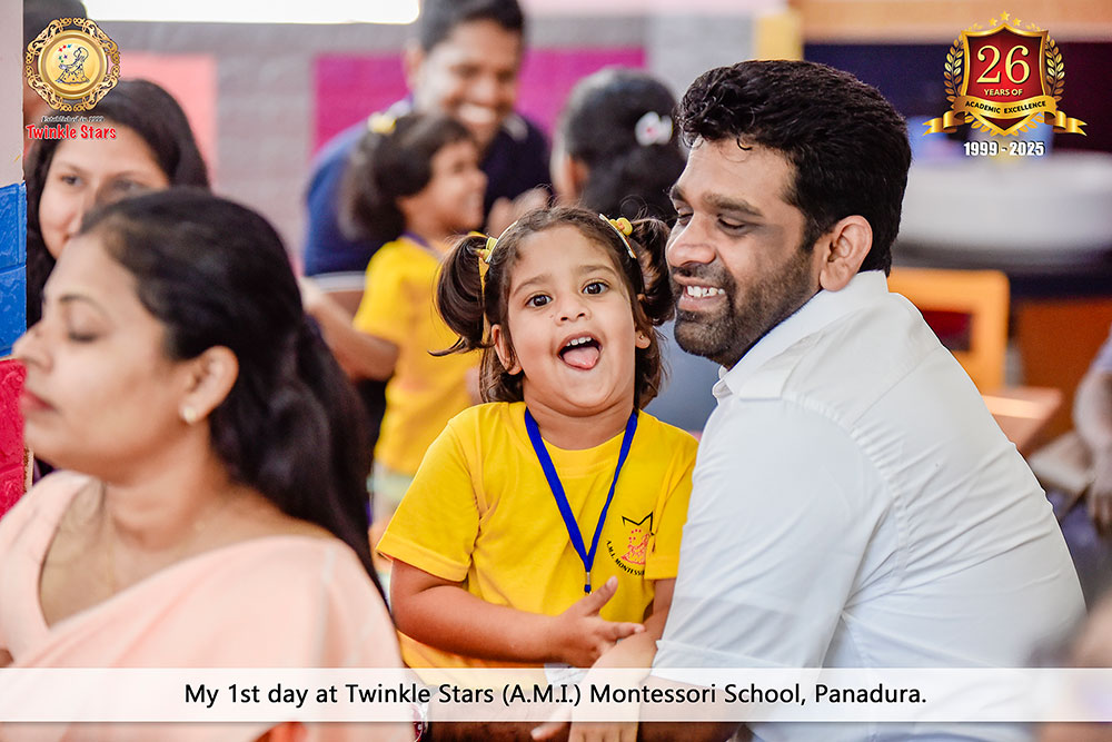 Twinkle Stars AMI Montessori Panadura, Montessori Sri Lanka, Nursery Pre school Panadura Sri Lanka, First Day in Montessori, nursery and Kindergarten activities, A.M.I. montessori in sri lanka, Early Learning and child care centre