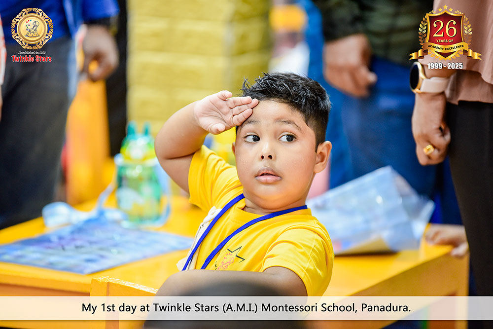Twinkle Stars AMI Montessori Panadura, Montessori Sri Lanka, Nursery Pre school Panadura Sri Lanka, First Day in Montessori, nursery and Kindergarten activities, A.M.I. montessori in sri lanka, Early Learning and child care centre