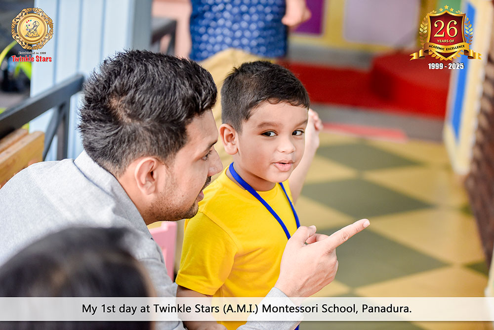 Twinkle Stars AMI Montessori Panadura, Montessori Sri Lanka, Nursery Pre school Panadura Sri Lanka, First Day in Montessori, nursery and Kindergarten activities, A.M.I. montessori in sri lanka, Early Learning and child care centre