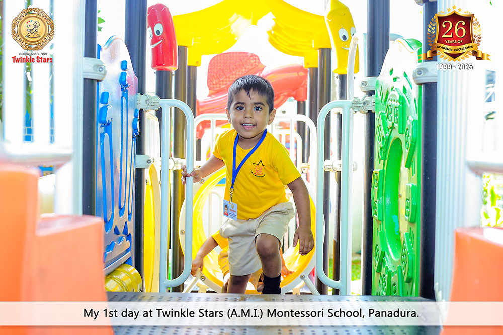 Twinkle Stars AMI Montessori Panadura, Montessori Sri Lanka, Nursery Pre school Panadura Sri Lanka, First Day in Montessori, nursery and Kindergarten activities, A.M.I. montessori in sri lanka, Early Learning and child care centre
