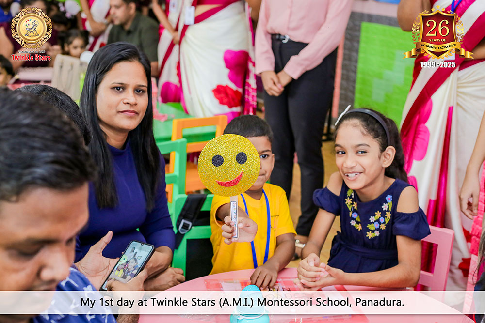 Twinkle Stars AMI Montessori Panadura, Montessori Sri Lanka, Nursery Pre school Panadura Sri Lanka, First Day in Montessori, nursery and Kindergarten activities, A.M.I. montessori in sri lanka, Early Learning and child care centre