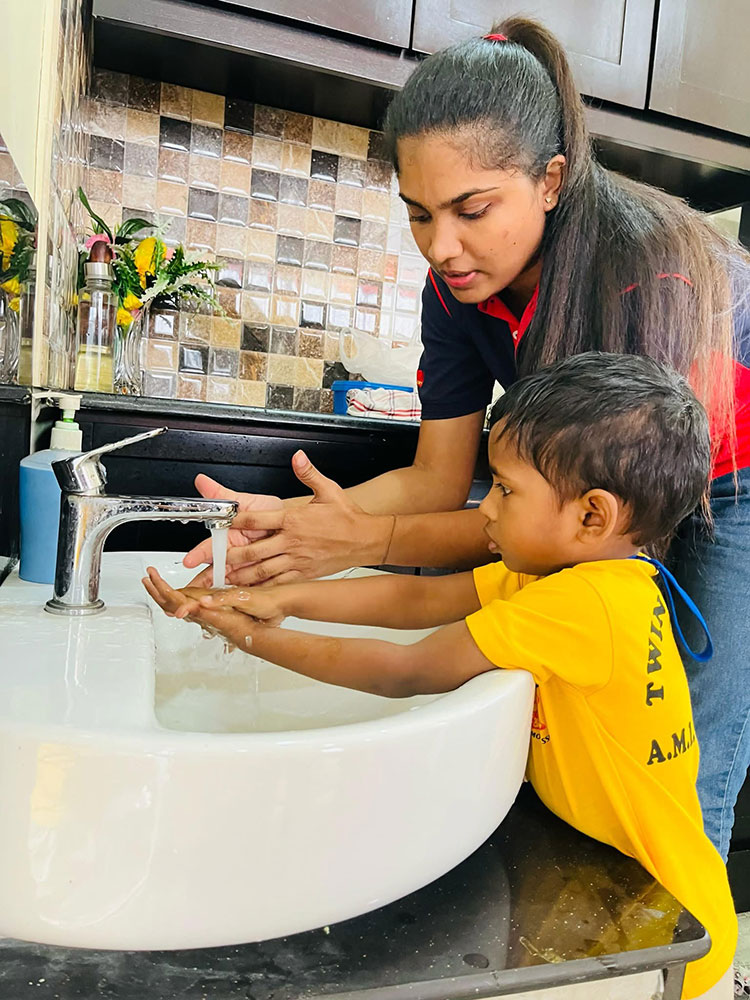 Twinkle Stars AMI Montessori Panadura, Montessori Sri Lanka, Nursery Pre school Panadura Sri Lanka, Health learning Day in Montessori, nursery and Kindergarten activities, A.M.I. montessori in sri lanka, Early Learning and child care centre